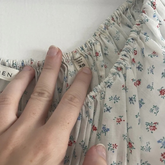 Doen Adie Top Painted Boutique XS EUC 100% Organic Cotton - Picture 3 of 6